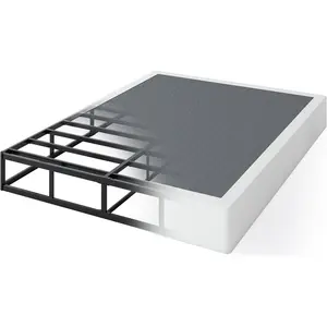 9 Inch High Profile Box Spring, Sturdy Metal Frame Mattress Foundation, Easy Assembly, Quiet & Noise-Free,  Size