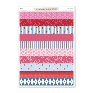 Sugar Sweet • Scrapbook Washi Strips