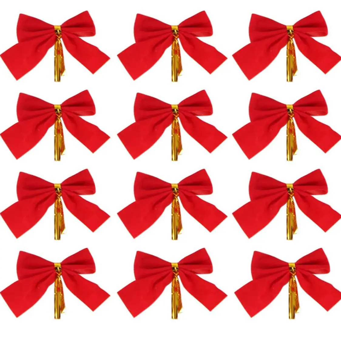12 Mini Christmas Tree Decorations, Festive Holiday Ornaments for Home & Party, Perfect for Seasonal Celebrations