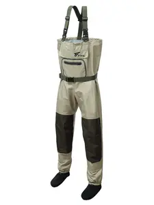 8 Fans Waterproof & Breathable 3-Layer Lightweight Stockingfoot Fishing Waders for Men and Women – Ultra-Comfort Outdoor Gear