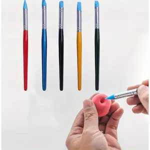 5PCS Artist Paint Brush Professional Silicon Brushes Blender for Painting, Masking Fluid, Clay Molding household use cute supplies