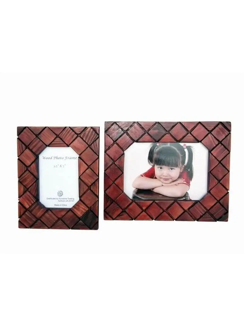 Sunshine Trading Handmade Wood Photo Frame - 3.5 x 5 Inch