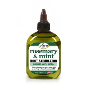 Difeel Rosemary & Mint Root Stimulator with Biotin Hair Oil 7.1 oz – Nourishing Scalp & Hair Treatment