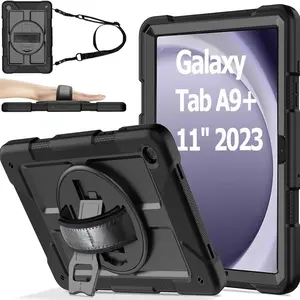 Samsung Galaxy Tab A11+/a9+ 11 Inch Protective Case, Rotating Stand, Hand Strap/sleeve, Durable Tablet Cover, Tablet Accessories