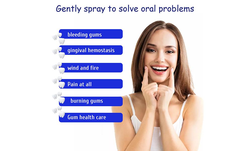 Oral Care Spray - Quick-acting Discomfort Relief, Fights Tooth Decay, Reduces Gum Swelling, Gentle Daily Oral Care Solution, Soothes Mouth Irritation