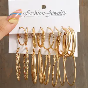 Hoop Earrings Fashion Earrings Set Women's Jewelry Imitation Soul Decoration Hope Earrings Elegant Summer Style Color Matching Design