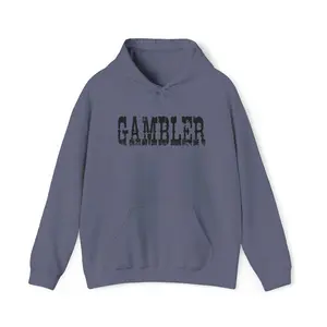 Gambler Hoodie | Unisex Gambling Hoodie, Casino & Poker Sweatshirt, Streetwear Pullover, Gift for Gamblers