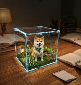 3D Projection Pet Memorial Box — Eternally Cherish Your Beloved Pet