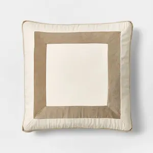 Velvet Border Pillow - Threshold designed with Studio McGee