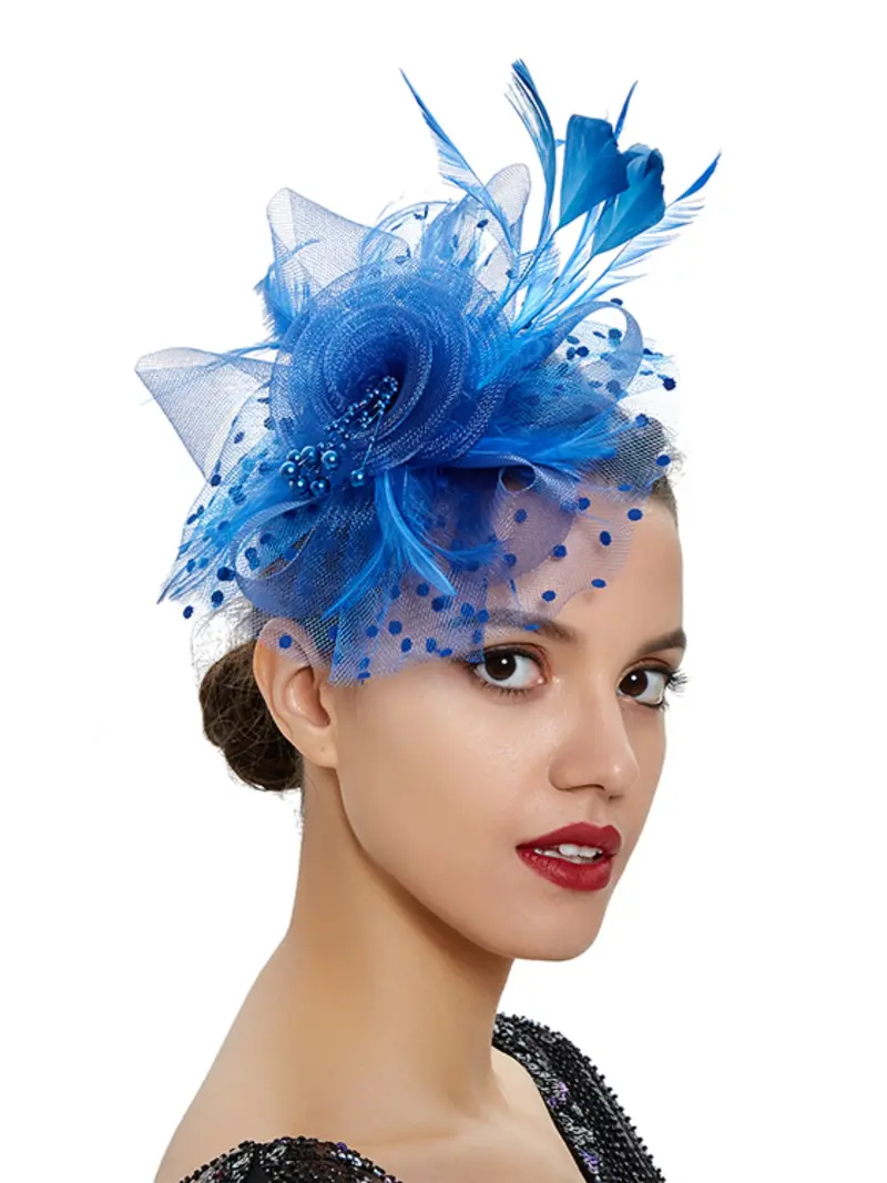 1pcs Fascinators for Women Tea Party Headband Kentucky Derby  display picture 3