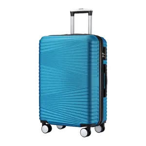 20 inch Carry on Luggage with Wheels, Hardside Blue Suitcase with TSA Lock, Lightweight & Expandable Carry-on Luggage (Blue)