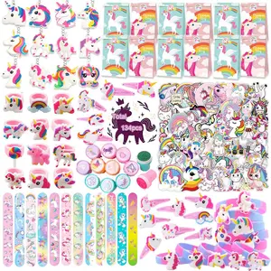 Unicorn Party Supplies, 134pcs/set Unicorn Theme Birthday Party Decoration, Party Favor Boxes Decoration Supplies, Birthday Gifts, Party Celebration Favors, Ornaments