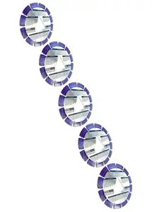 5pk 6" soff-Cut Green Concrete Early Entry Cutting Diamond Blade Compatible with Husqvarna Purple Item 542777005 Blade XL6-1000