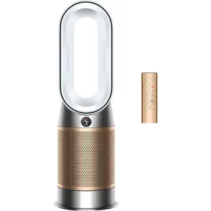 Dyson Air Purifier HP09 Smart Tower White Gold with Hot+Cool Fan Remote Control for Enhanced Air Quality in Homes & Offices