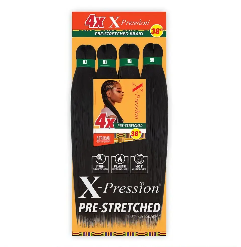 X-Pression 4x Pre-Stretched Braid 38"