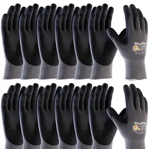 MaxiFlex Ultimate Micro Foam Nitrile Grip Coated WORK GLOVES 12 PAIR 34-875/S(7)