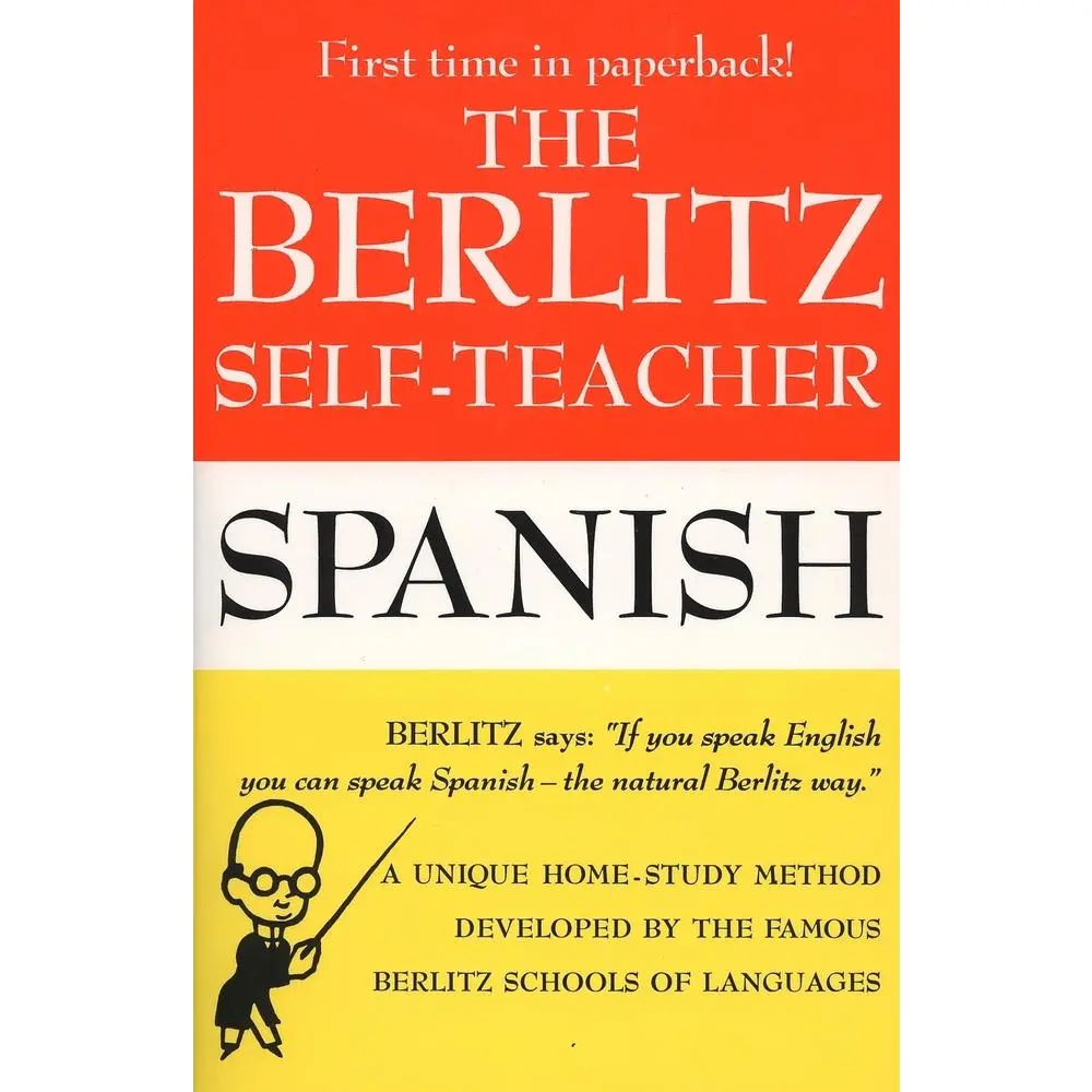 USED Book - The Berlitz Self-Teacher: Spanish by Berlitz (Paperback) - english
