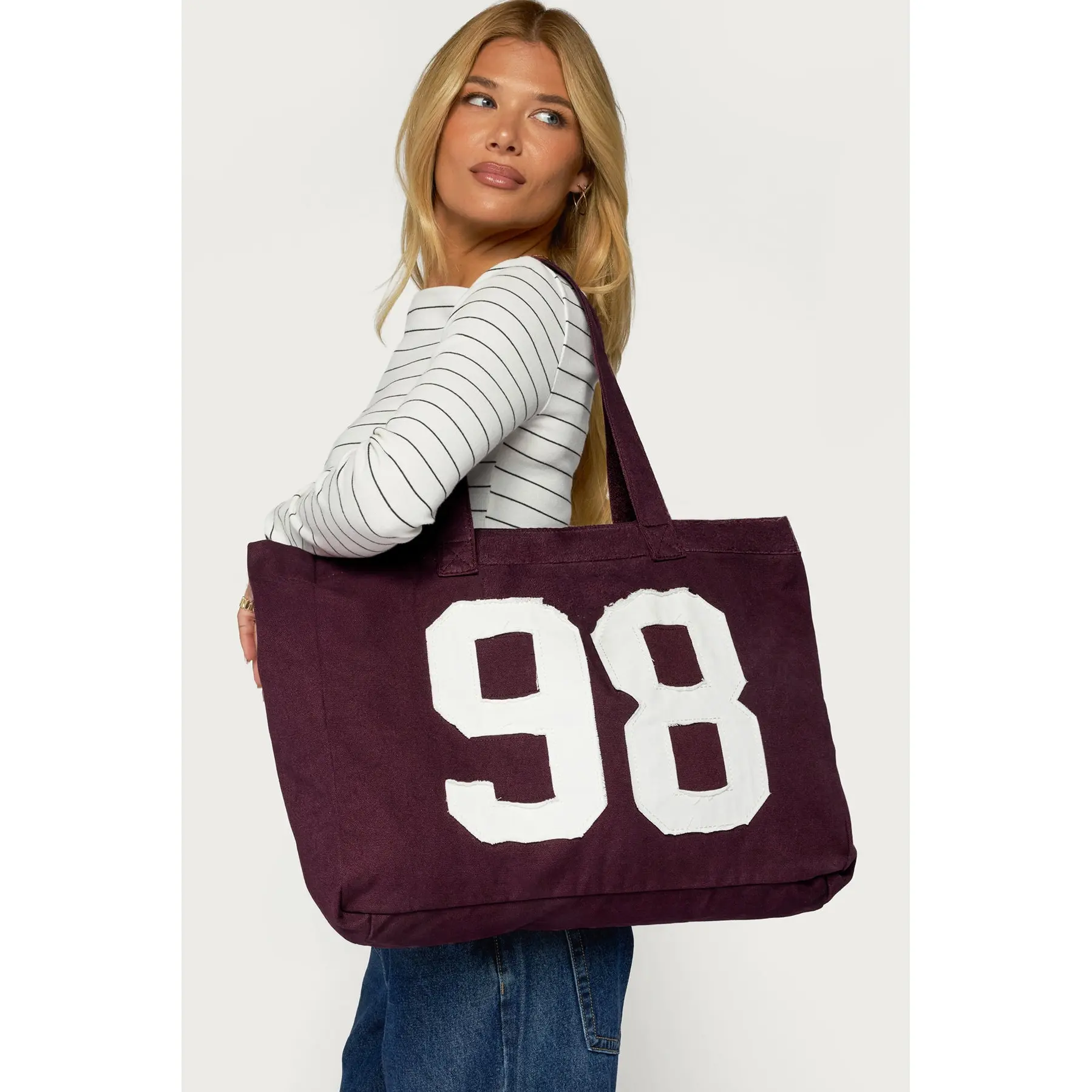 98 Contrast Tote Bag