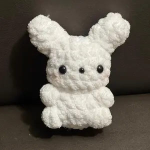 Soft Crochet Bunny - Handmade, Ideal for Decorating or Gifting