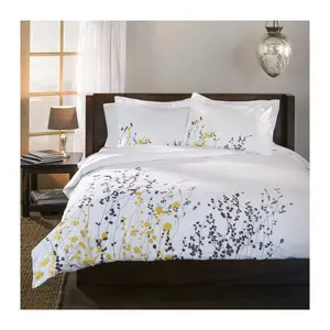Superior 3-PC Reed Floral Cotton Duvet Cover Set, Full/Queen