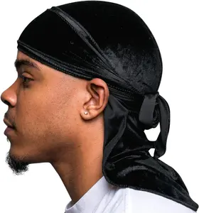 Superior  Durag - Soft  Durags for Men & Women, Long Double Wide Straps, Silky Durag Liner, Triple Stitched