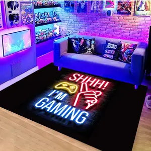 Gaming Area Rug Non-Slip - Comfortable Design for Safe Gaming Experience