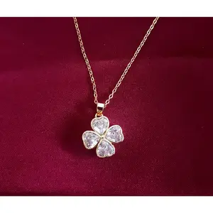 Minimalist Necklace Dainty Karma Chokers Necklace  Chain for Women Circle Necklace Silver Interlocking Circle Necklace for Women Double Circle Necklace Jewelry for Women