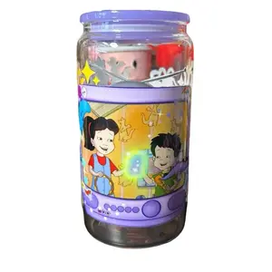 Dragon tails glass can