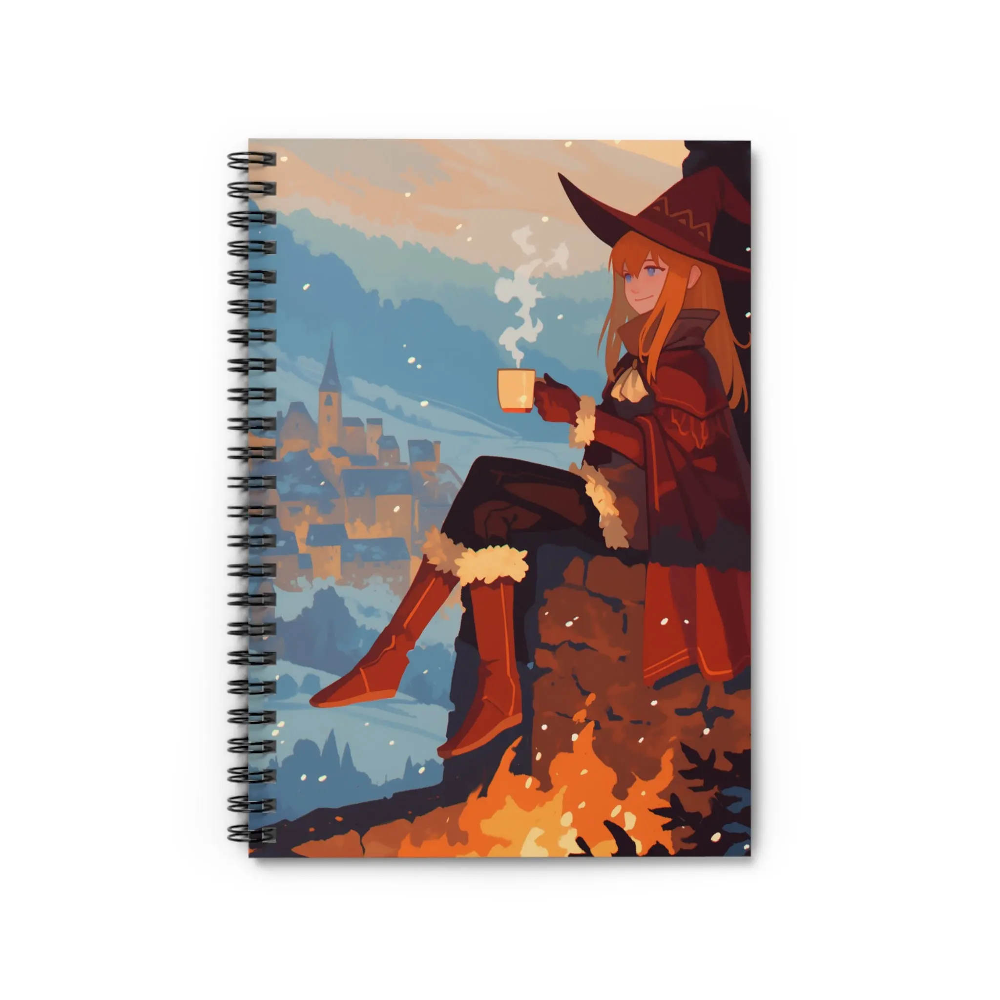 Cozy wizard Spiral Notebook - Ruled Line