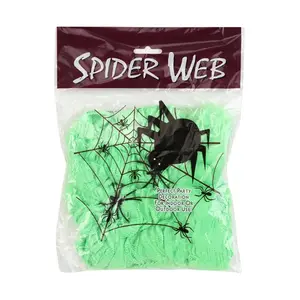 Green Spider Web Decoration