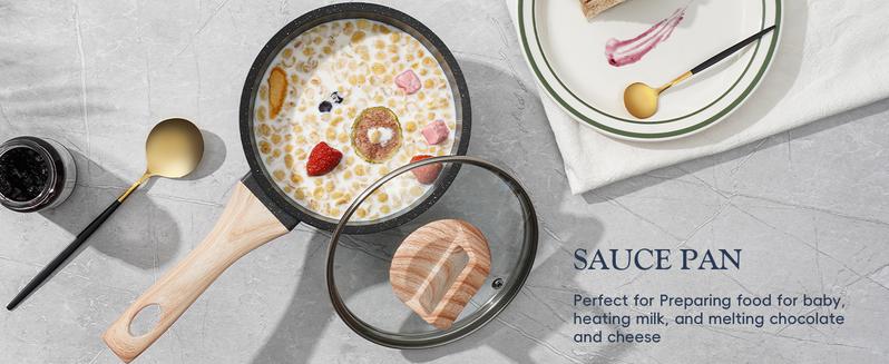 SODAY 12pcs Pots and Pans Set Non Stick Kitchen Cookware Sets Induction Cookware Nonstick Granite Cooking Set with Frying Pans, Saucepans, Kitchenware,stock up on specials,New Year Sale SODAY 12pcs Pots and Pans Set Non Stick Kitchen Cookware Sets Induction Cookware Nonstick Granite Cooking Set with Frying Pans, Saucepans, Kitchenware,stock up on specials,New Year Sale