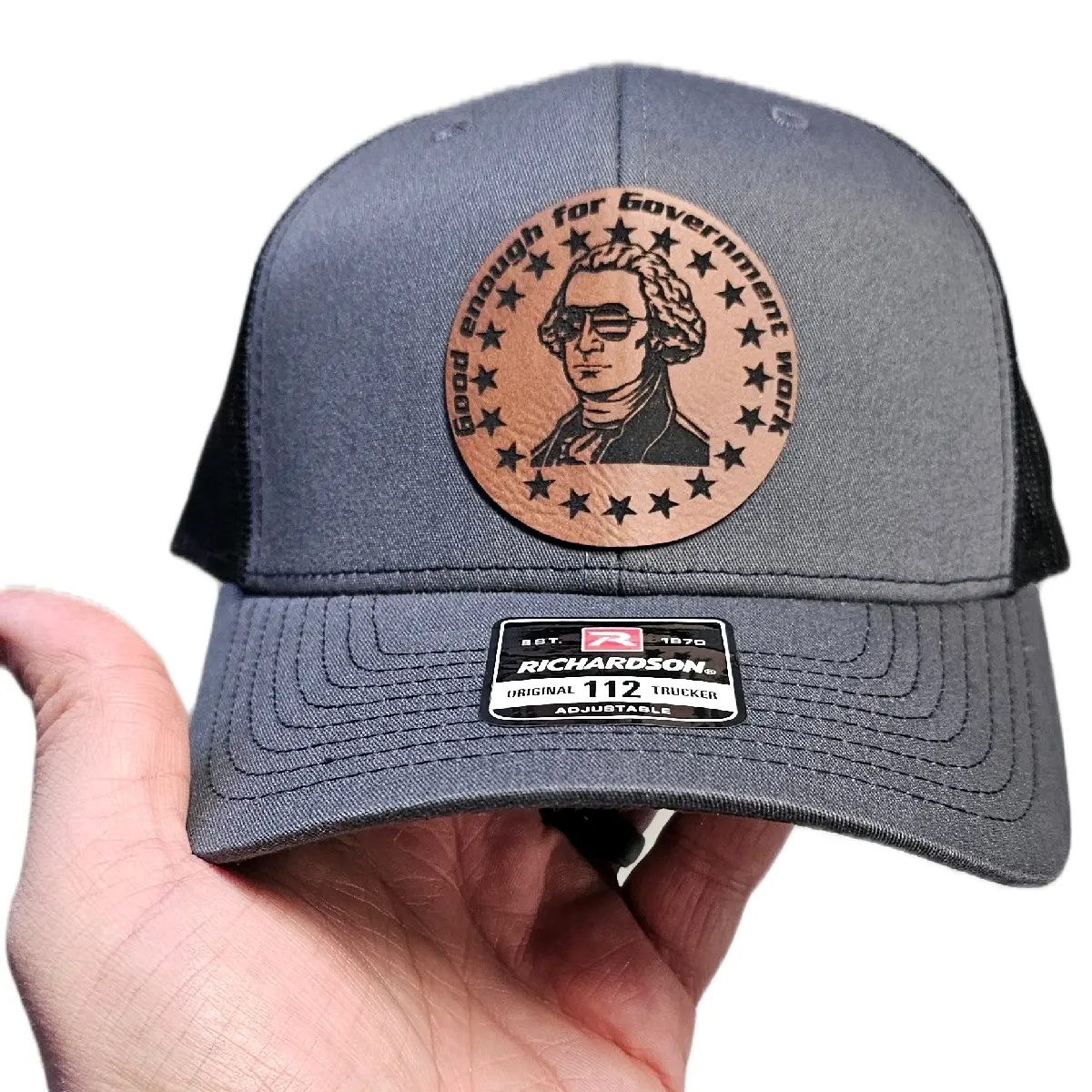 Good Enough for Government Work.  Funny, Blue Collar, Tradesmen Richardson 112 hat