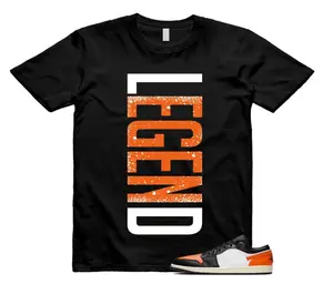1 Alternate Low Shattered Backboard Black Starfish Orange White T Shirt Match LEGEND