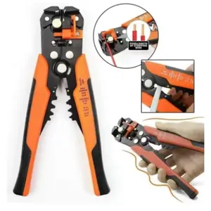 8-Inch Automatic Wire Stripping Pliers - Multi-Function Electrical Tool for Pressing, Breaking, Pulling & Peeling Wires