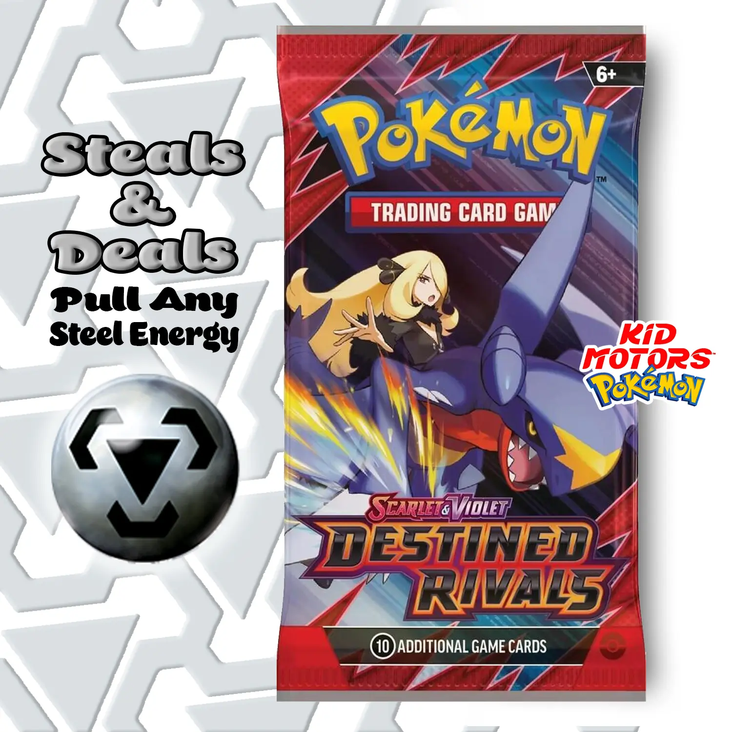 10 x Pokemon Destined Rivals Booster Pack