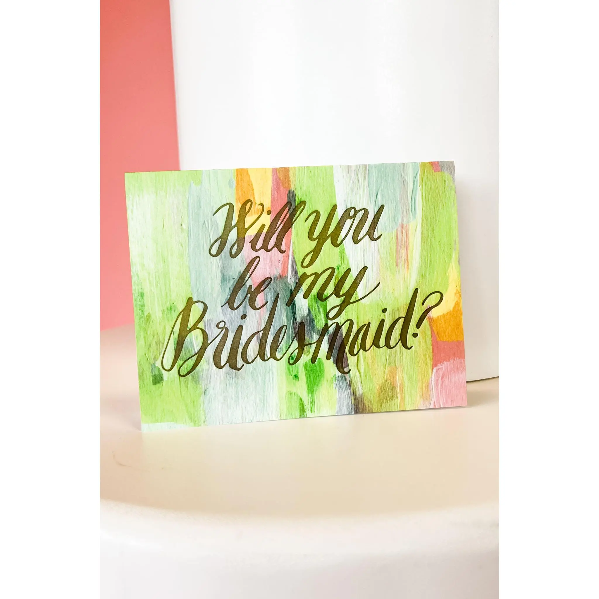 Be My Bridesmaid Card
