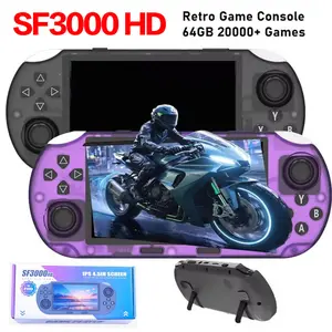 SF3000 HD Retro Handheld Game Console,20000+ Games,TV Output Retro Games Console, 14+ Emulators, 4.5-Inch IPS HD Screen, Dual Core Processor, HDMI Port, Phone Emergency Charging