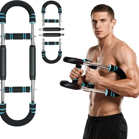 Twister Arm Trainer – Adjustable Resistance Strength Training Equipment, Portable Upper Body Workout Tool with Anti-Slip Grip (3 Levels)
