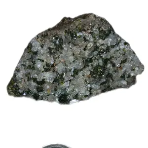 Epidote and Clear Quartz from Brazil - Natural Mineral Specimen with Unique Crystal Formation