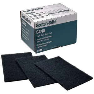 3M Abrasive 405-048011-16555 6 x 9 in. Scotch-Brite Non Woven Silicon Carbide Hand Pad - Pack of 20