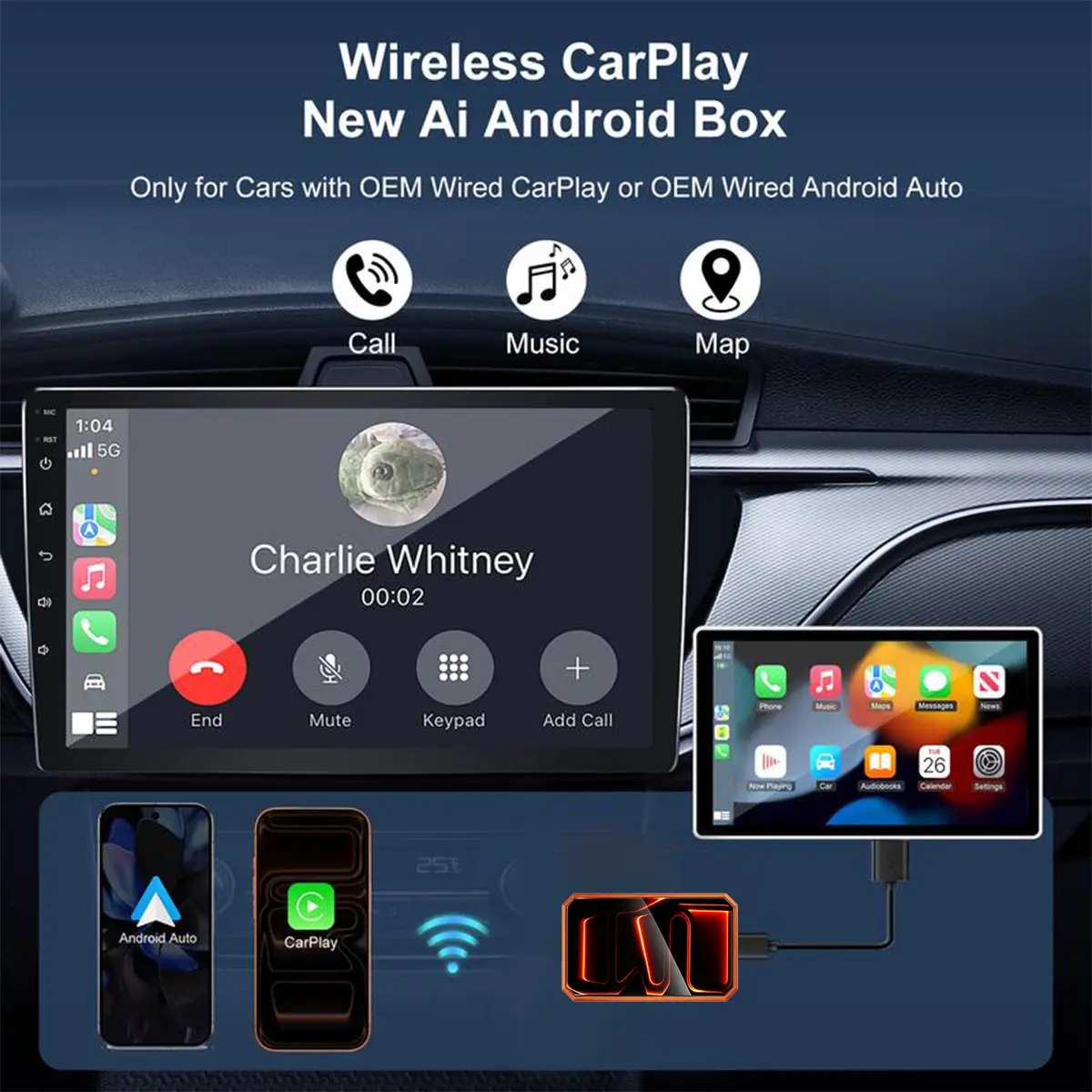 Citroën C1 Carplay/Android auto scherm | 2014-2022 model | 1GB 32GB Citroën C1 Carplay/Android auto scherm | 2014-2022 model | 1GB 32GB