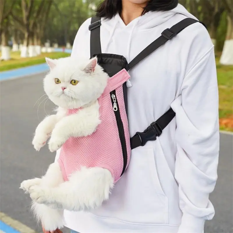 Portable Mesh Pet Carrier, Pet Backpack, Pet Travel Backpack, Suitable For Small Dogs And Cats, Pet Products