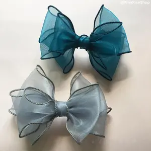 Fishtail Tulle Ribbon, Bow Making Accessory, Hemmed Tulle for Gift & Flower Wrapping, Creative DIY Craft Ornament for Graduation Season, Wedding, Party, Outdoor Vacation Travel Decoration