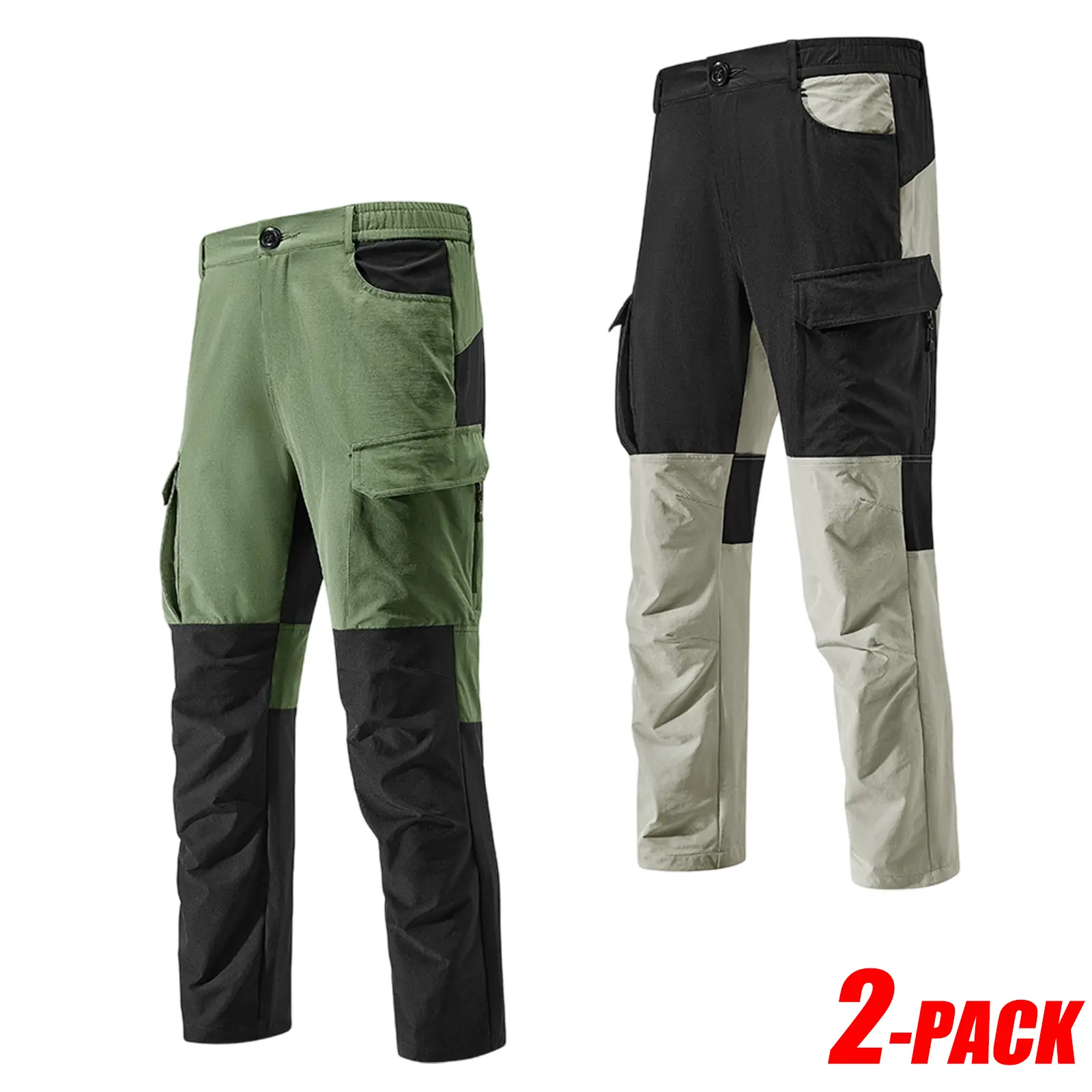 2-PCS-Green + Khaki