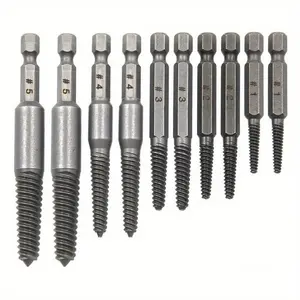 Screw Extractor Tool Set, Screw Extractor Bits, High-torque Hex Shank Broken Head Bolt Remover Tools for Electric Drill, Durable Versatile Tool Set for Damaged Screws Removal