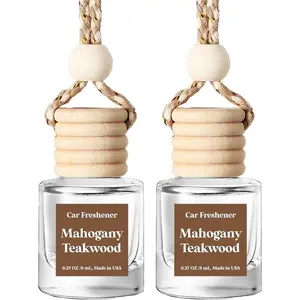 Air Freshener Diffuser 2 Pack Hanging Mahogany Teakwood  Air Freshener for Women 45+ days Long Lasting   (M33)