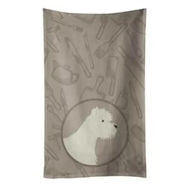 Carolines Treasures CK2216KTWL Westie in the Kitchen Kitchen Towel
