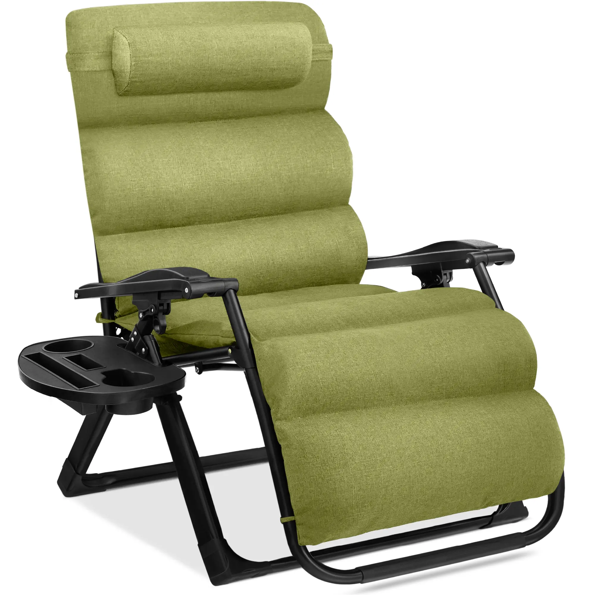 Best Choice Products Oversized Zero Gravity Chair, Folding Recliner w/ Removable Cushion, Side Tray Best Choice Products Oversized Zero Gravity Chair, Folding Recliner w/ Removable Cushion, Side Tray