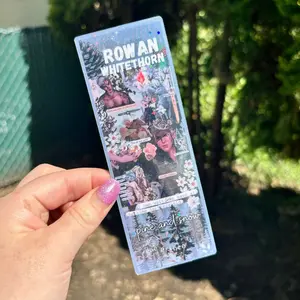 Rowan Whitethorn Collage Cardstock Bookmark