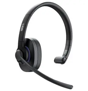 TK01 Wireless Headset with Mic,Bluetooth On Ear,Noise Cancelling Single Ear for PC,Laptop, Office,Call Center,Mobile Devices,Sponge Earbud Electronic